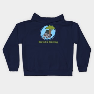 Rooted & Roosting Druid Pigeon Kids Hoodie